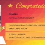 Shanu Placed Successfully Automation Engineer