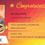 Sathish Singh Placed Successfully Automation Engineer