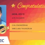 Akhil Dev D Placed Successfully Site Engineer