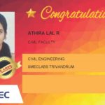 Athira Lal R Placed Successfully Civil Faculty