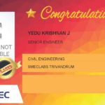 Yedu Krishnan J Placed Successfully Senior Engineer