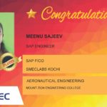 Meenu Sajeev Placed Successfully SAP Engineer