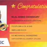 Bilal Ahmed Chowdhury Placed Successfully QC Engineer