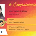 Jincy Susan Cherian Placed Successfully Service Agent