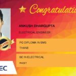 Ankush Dhargupta Placed Successfully Electrical Engineer