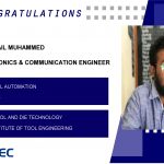 Shummail Muhammed Placed Successfully Electronics & Communication Engineer