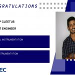 Harvin P Cleetus Placed Successfully Project Engineer