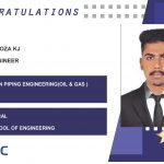 Danial Disooza KJ Placed Successfully as Trainee Engineer